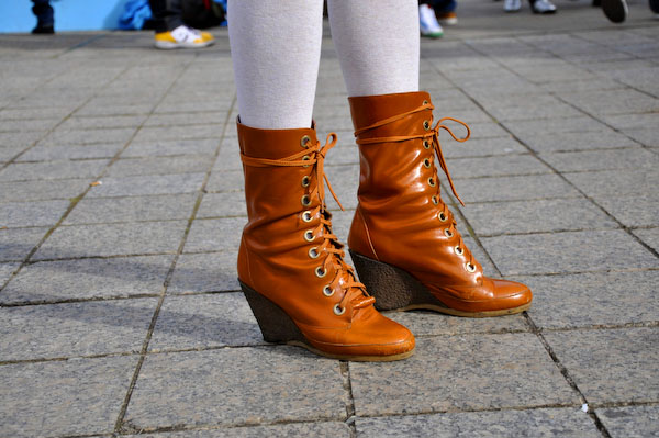 Aurelies boots. Bread and Butter Barcelona 2009