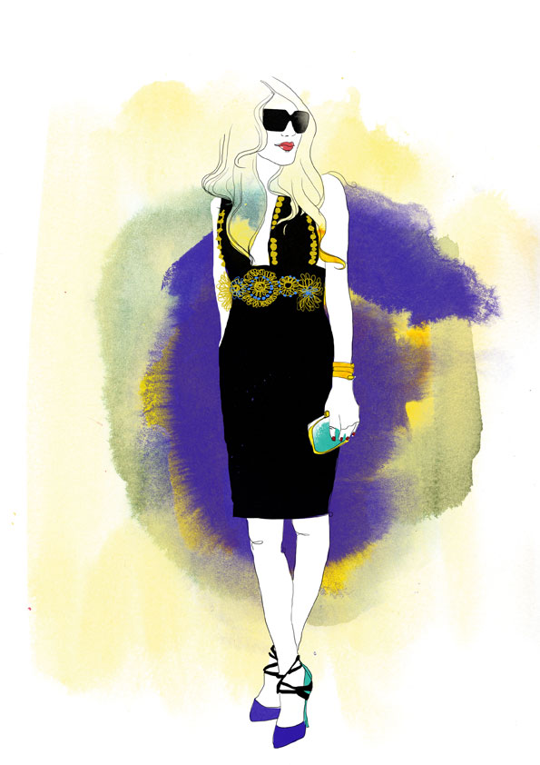 Anna Dello Russo illustration