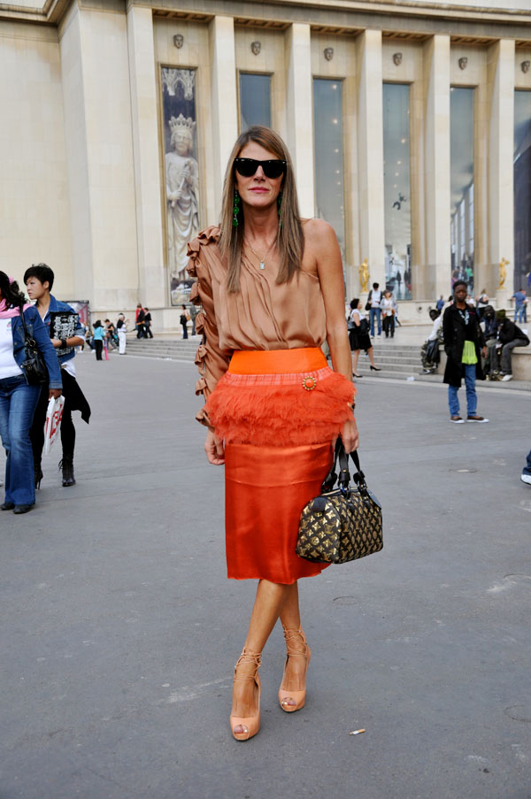 Anna Dello Russo, Paris Fashion Week, via Trendy Crew