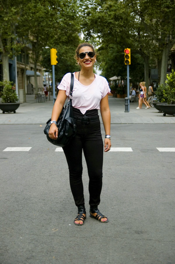 street-fashion-barcelona-isabella-high-waist Isabella in Barcelona